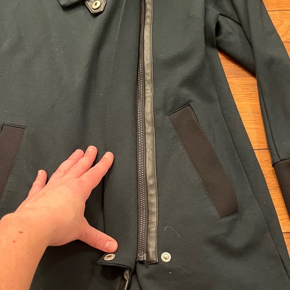 CABI Renaissance Asymmetrical Zip Jacket Green - Picture 6 of 9